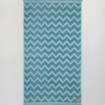 Πετσέτα Θαλάσσης 90x160 - Vida Petrol Jacquard