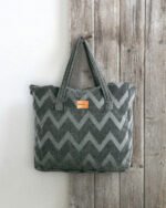 Τσάντα Θαλάσσης 46x60 - Vida Dark Gray