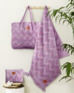 Τσάντα Θαλάσσης 46x60 - Vida Purple - Image 2
