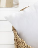 Διακοσμητική Μαξιλαροθήκη 45x45 - Iris White - Image 2