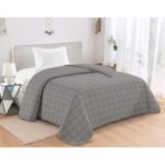 ΚΟΥΒΕΡΛΙ ΚΑΠΙΤΟΝΕ KING SIZE 240Χ260 ADAM HOME ANTEL GREY