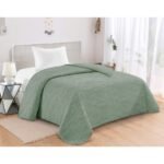ΚΟΥΒΕΡΛΙ MICROFIBER KING SIZE 240X260 ADAM HOME GLORIA GREEN