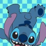 Πετσέτα Θαλάσσης Quick Dry Disney Home Lilo & Stitch 186 70X140 Aqua-Sky Blue 100% Microfiber
