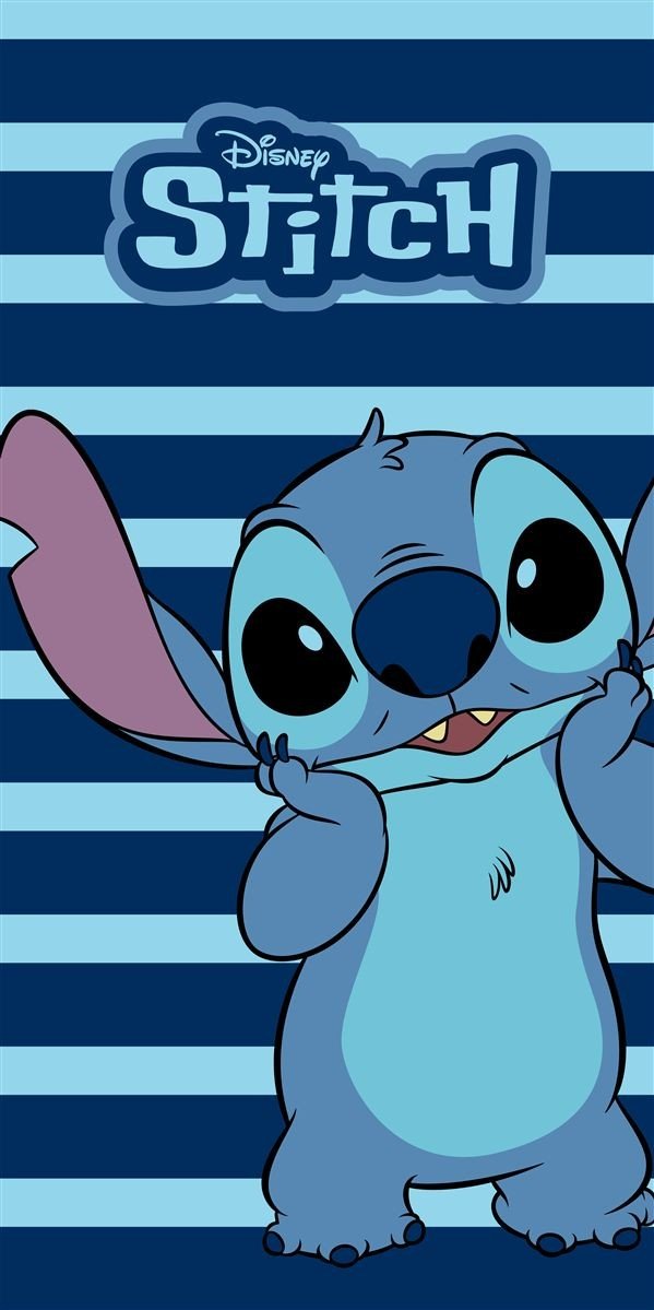 0010609_SKU_54460912087 Πετσέτα Θαλάσσης Quick Dry Disney Home Lilo & Stitch 187 70X140 Dark Blue 100% Microfiber - Image 1
