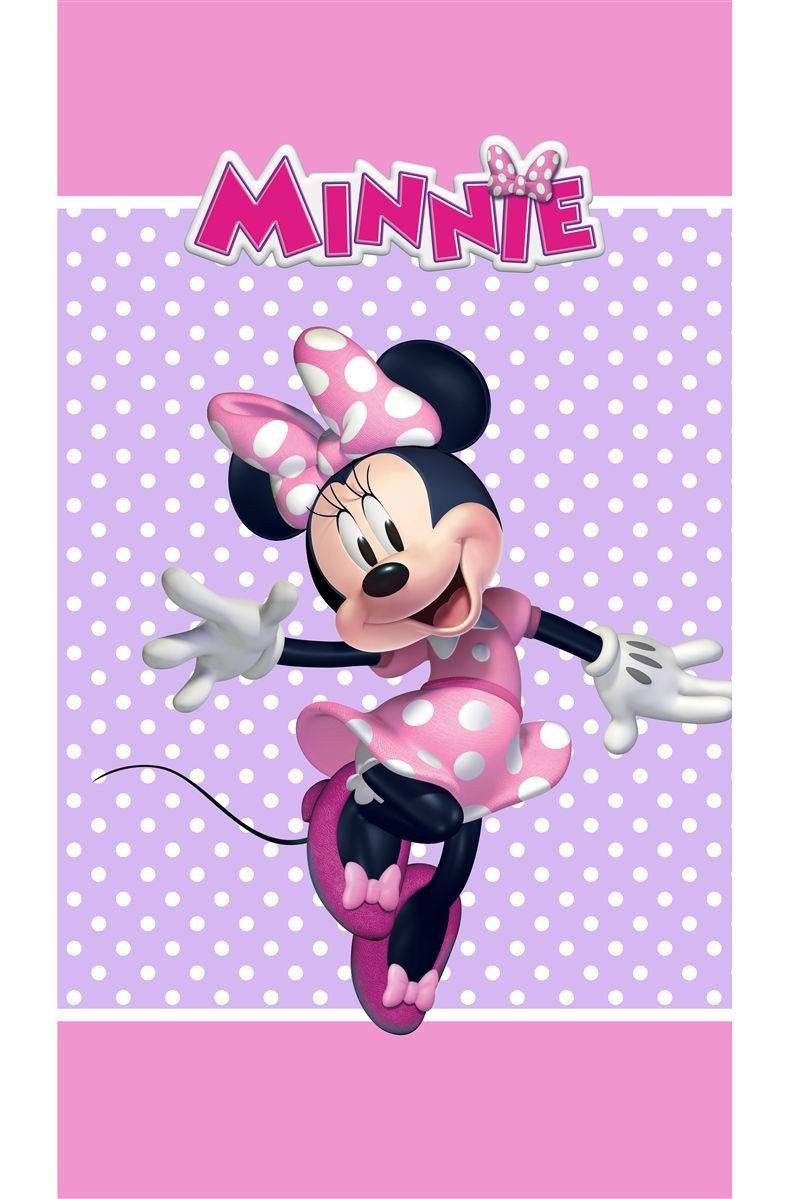 0010615_SKU_54460912062 Πετσέτα Θαλάσσης Quick Dry Disney Home Minnie 180 70X140 Lilac 100% Microfiber - Image 1