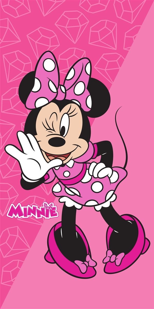 0010618_SKU_54460912065 Πετσέτα Θαλάσσης Quick Dry Disney Home Minnie 269 70X140 Fuchsia-Pink 100% Microfiber - Image 1