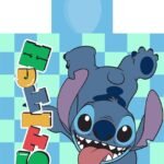 Πόντσο Θαλάσσης Quick Dry Disney Home Lilo & Stitch 196 50X100 Aqua-Sky Blue 100% Microfiber
