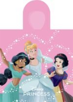 Πόντσο Θαλάσσης Quick Dry Disney Home Princess 192 50X100 Baby Pink 100% Microfiber
