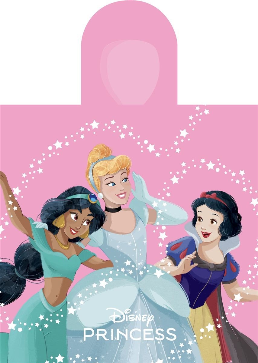 0010639_SKU_54463144032 Πόντσο Θαλάσσης Quick Dry Disney Home Princess 192 50X100 Baby Pink 100% Microfiber - Image 1
