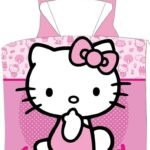 Πόντσο Θαλάσσης Quick Dry Sanrio Hello Kitty 172 50X100 Pink 100% Microfiber