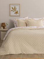 Κουβερλί ημίδιπλο 160x240 NICO/2 BEIGE - Image 3