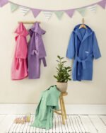 Μπουρνούζι Splashy - Green Nima Home - Image 2