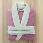 Μπουρνούζι Ease - Mauve Pink / Mint Nima Home