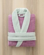 Μπουρνούζι Ease - Mauve Pink / Mint Nima Home