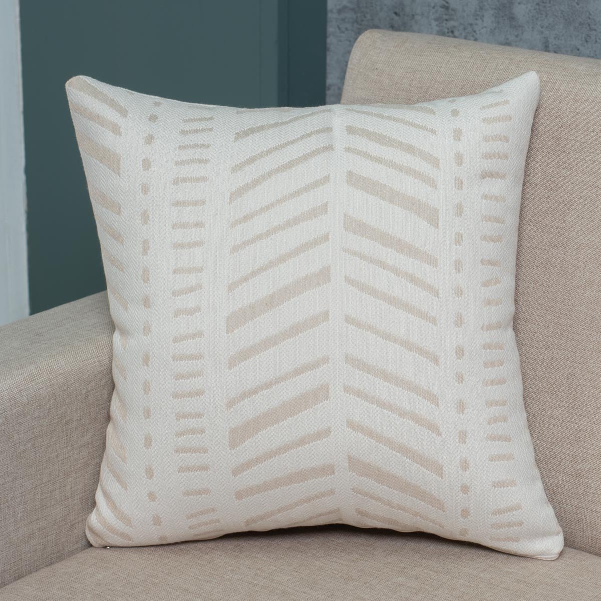Μαξιλάρι-Cotone-Rubio-Beige Διακοσμητική Μαξιλαροθήκη 45x45 Cotone | Rudy Μπεζ - Image 1
