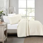 Σετ Κουβερλί Μονό Glenda Cream Liolios Home (170x240)