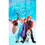 Πετσέτα Θαλάσσης Quick Dry Disney Home Frozen 551 70X140 Blue 100% Microfiber