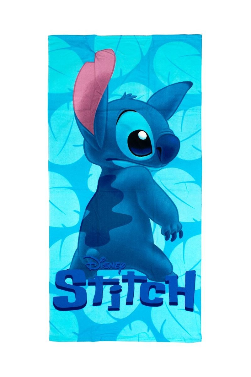 0011504_SKU_54460912090 Πετσέτα Θαλάσσης Quick Dry Disney Home Lilo & Stitch 544 70X140 Sky Blue 100% Microfiber - Image 1