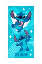 Πετσέτα Θαλάσσης Quick Dry Disney Home Lilo & Stitch 545 70X140 Sky Blue 100% Microfiber