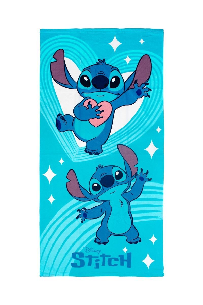 0011506_SKU_54460912091 Πετσέτα Θαλάσσης Quick Dry Disney Home Lilo & Stitch 545 70X140 Sky Blue 100% Microfiber - Image 1