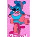 Πετσέτα Θαλάσσης Quick Dry Disney Home Lilo & Stitch 557 70X140 Pink 100% Microfiber