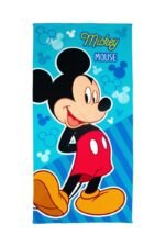 Πετσέτα Θαλάσσης Quick Dry Disney Home Mickey 376 70X140 Sky Blue 100% Microfiber