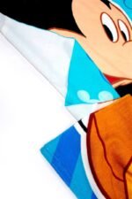 Πετσέτα Θαλάσσης Quick Dry Disney Home Mickey 376 70X140 Sky Blue 100% Microfiber - Image 2
