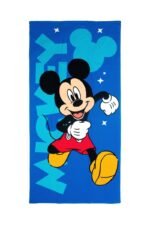 Πετσέτα Θαλάσσης Quick Dry Disney Home Mickey 540 70X140 Blue 100% Microfiber