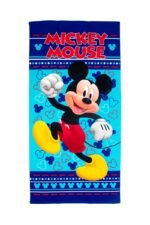 Πετσέτα Θαλάσσης Quick Dry Disney Home Mickey 541 70X140 Sky Blue 100% Microfiber