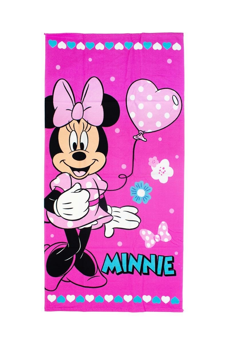 0011518_SKU_54460912066 Πετσέτα Θαλάσσης Quick Dry Disney Home Minnie 335 70X140 Pink 100% Microfiber - Image 1
