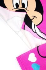 Πετσέτα Θαλάσσης Quick Dry Disney Home Minnie 335 70X140 Pink 100% Microfiber - Image 2
