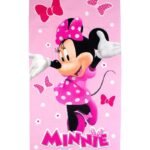 Πετσέτα Θαλάσσης Quick Dry Disney Home Minnie 542 70X140 Baby Pink 100% Microfiber