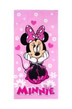 Πετσέτα Θαλάσσης Quick Dry Disney Home Minnie 543 70X140 Baby Pink 100% Microfiber
