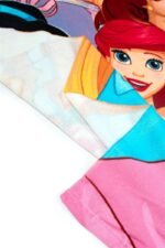 Πετσέτα Θαλάσσης Quick Dry Disney Home Princess 334 70X140 Pastel Lilac 100% Microfiber - Image 2
