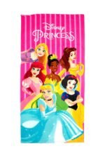 Πετσέτα Θαλάσσης Quick Dry Disney Home Princess 552 70X140 Fuchsia-Pink 100% Microfiber
