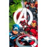 Πετσέτα Θαλάσσης Quick Dry Marvel Avengers 553 70X140 White 100% Microfiber