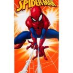 Πετσέτα Θαλάσσης Quick Dry Marvel Spider-Man 532 70X140 Orange 100% Microfiber
