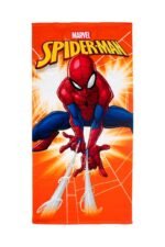 Πετσέτα Θαλάσσης Quick Dry Marvel Spider-Man 532 70X140 Orange 100% Microfiber
