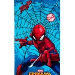 Πετσέτα Θαλάσσης Quick Dry Marvel Spider-Man 549 70X140 Sky Blue 100% Microfiber