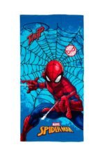 Πετσέτα Θαλάσσης Quick Dry Marvel Spider-Man 549 70X140 Sky Blue 100% Microfiber