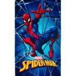 Πετσέτα Θαλάσσης Quick Dry Marvel Spider-Man 550 70X140 Blue 100% Microfiber