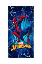 Πετσέτα Θαλάσσης Quick Dry Marvel Spider-Man 550 70X140 Blue 100% Microfiber