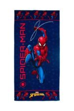 Πετσέτα Θαλάσσης Quick Dry Marvel Spider-Man 558 70X140 Dark Blue 100% Microfiber