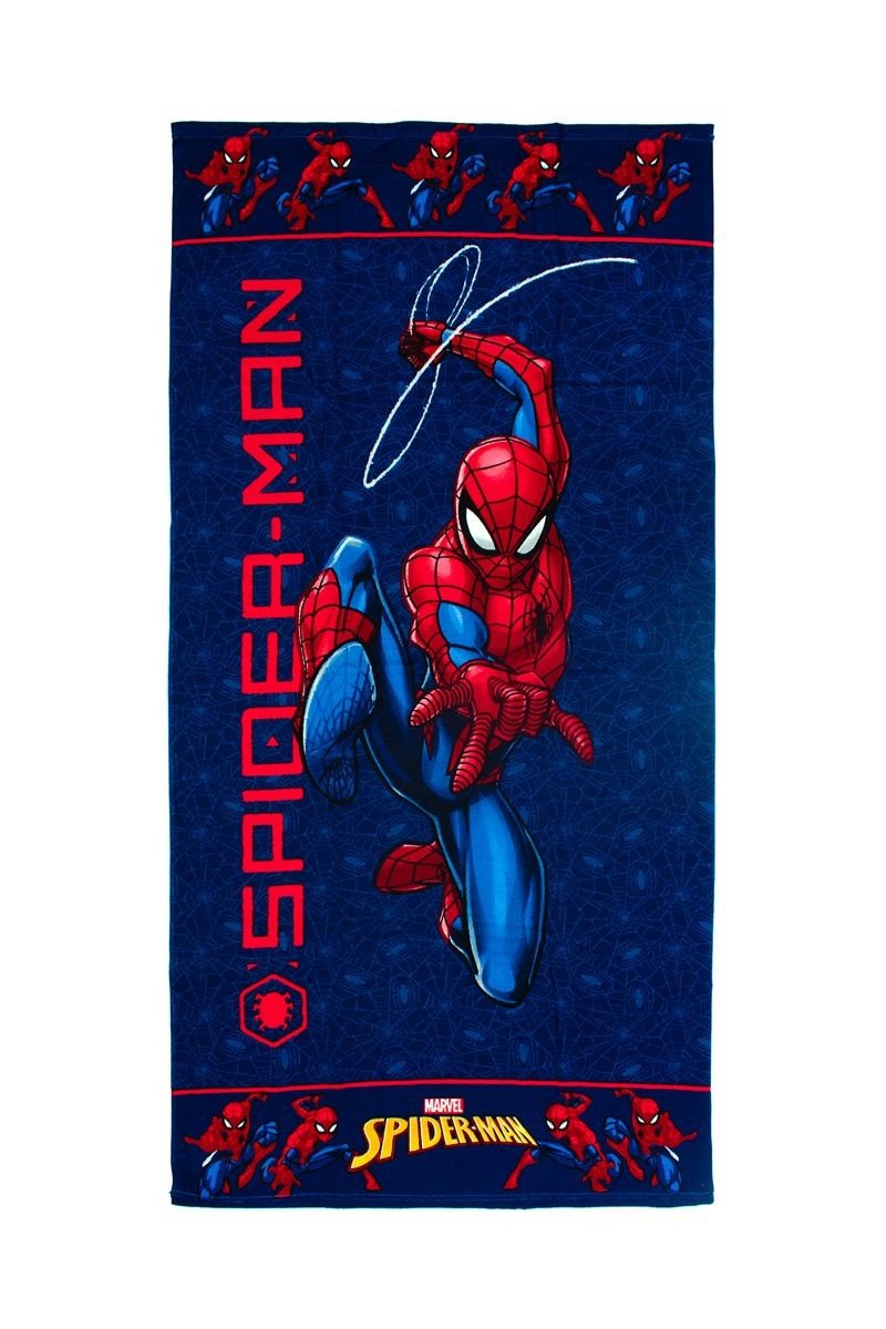0011542_SKU_54460912080 Πετσέτα Θαλάσσης Quick Dry Marvel Spider-Man 558 70X140 Dark Blue 100% Microfiber - Image 1