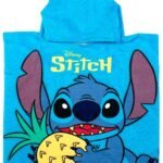 Πόντσο Θαλάσσης Quick Dry Disney Home Lilo & Stitch 539 50X100 Sky Blue 100% Microfiber