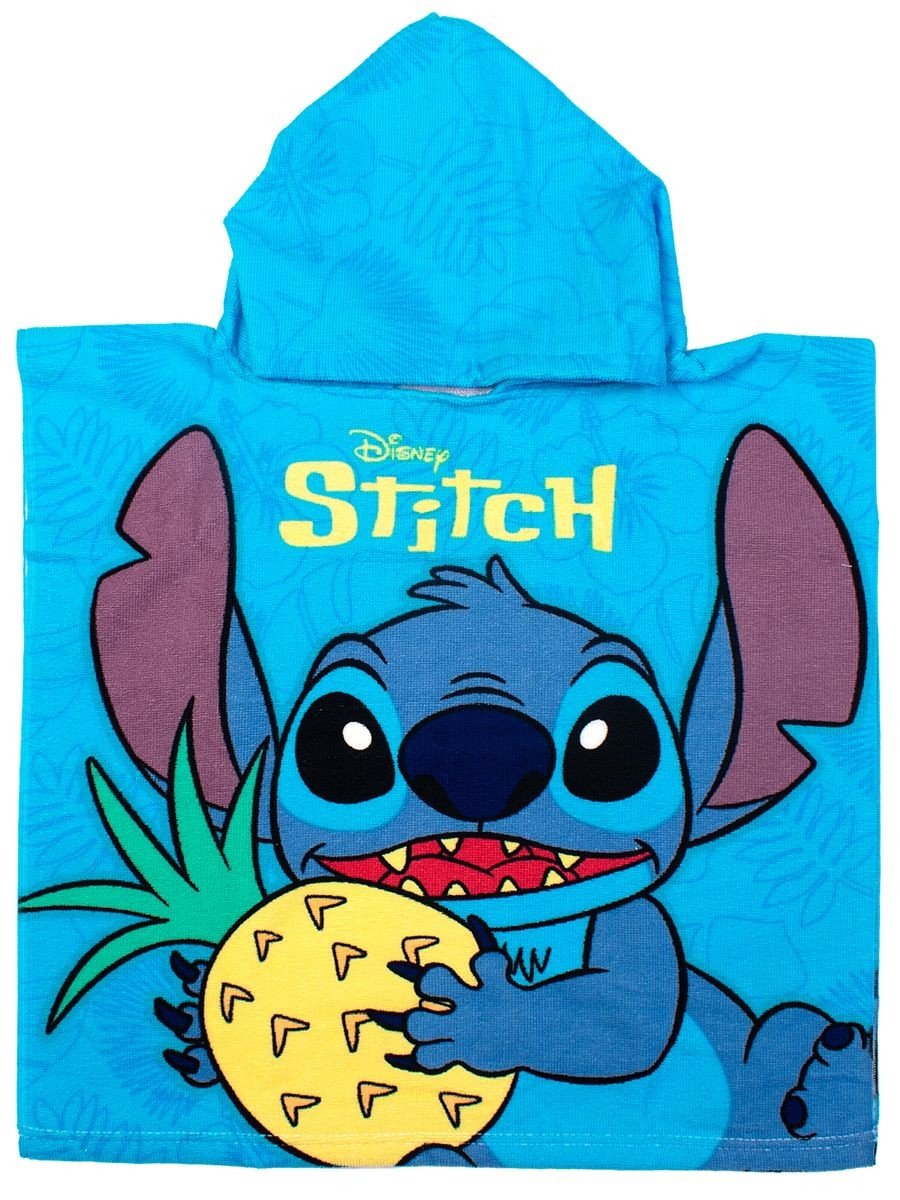 0011544_SKU_54463144038 Πόντσο Θαλάσσης Quick Dry Disney Home Lilo & Stitch 539 50X100 Sky Blue 100% Microfiber - Image 1