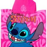 Πόντσο Θαλάσσης Quick Dry Disney Home Lilo & Stitch 556 50X100 Pink 100% Microfiber
