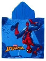 Πόντσο Θαλάσσης Quick Dry Marvel Spider-Man 538 50X100 Sky Blue-Blue 100% Microfiber - Image 2